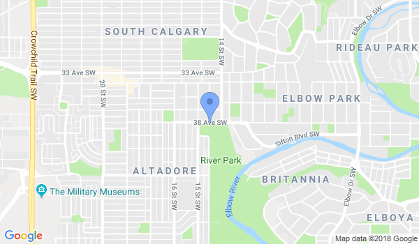 Aikido Calgary Aikikai location Map