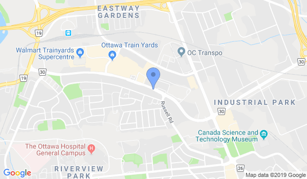 Aikido Jiseikan Ottawa location Map