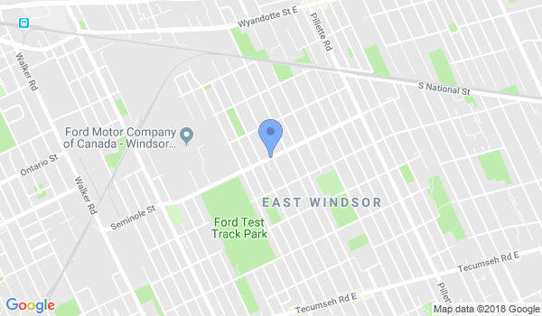 Brazilian Jiu-Jitsu Academy Of Windsor location Map