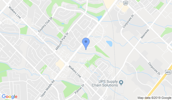 Burlington Kendo Club location Map