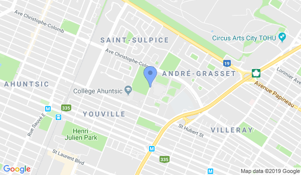 Club de Judo Métropolitain-Montréal location Map
