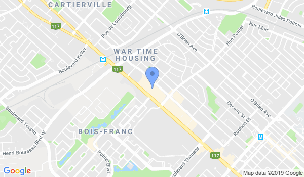 Gracie Barra Saint-Laurent location Map