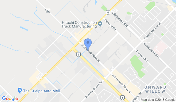 Guelph Olympic Taekwondo location Map