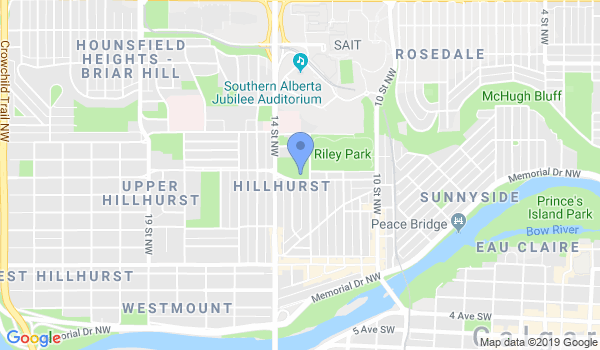 Hydra Martial Arts & Fitness Calgary location Map