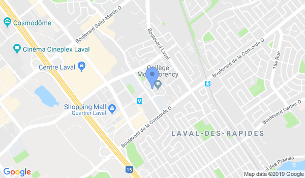 Karaté JKA Laval Inc (Le Centre) location Map