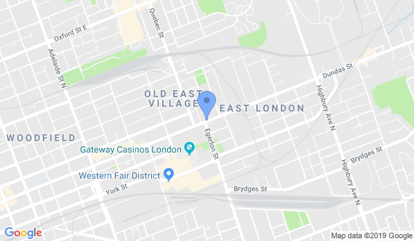 London Shido-kan Karate Dojo location Map