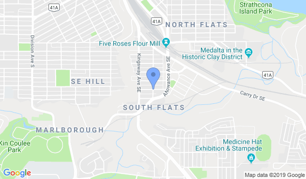 Medicine Hat Judo Club location Map