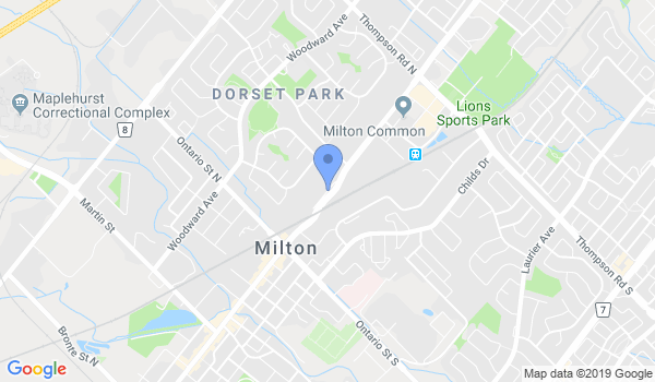 Milton Muay Thai & Training Centre location Map