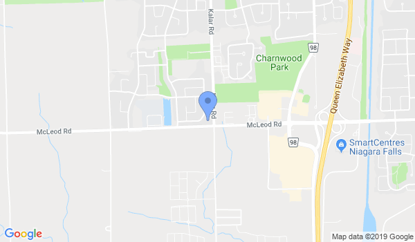 Niagara Taekwondo location Map