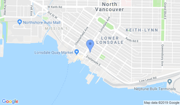 North Vancouver Aikikai (North Shore Aikido) location Map