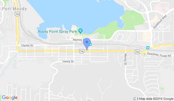 Port Moody Karate ISKS of BC location Map