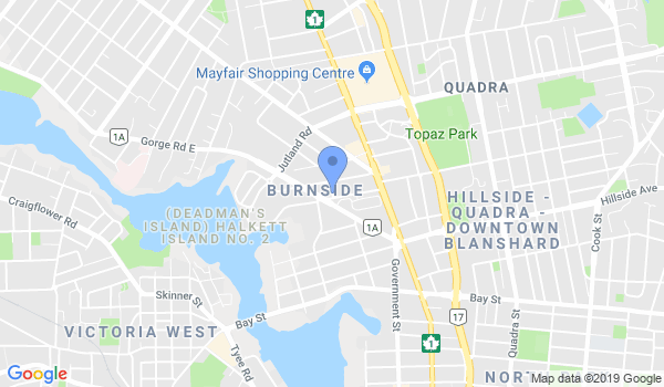 Victoria Aikido Centre location Map