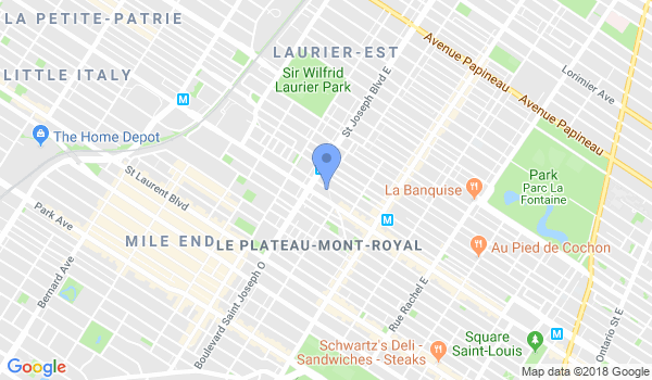 Aikido-Aikikai de Montréal location Map
