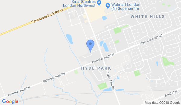 Aikido Network Training Centre location Map