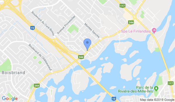 Aikido Québec - Dojo Mushin location Map