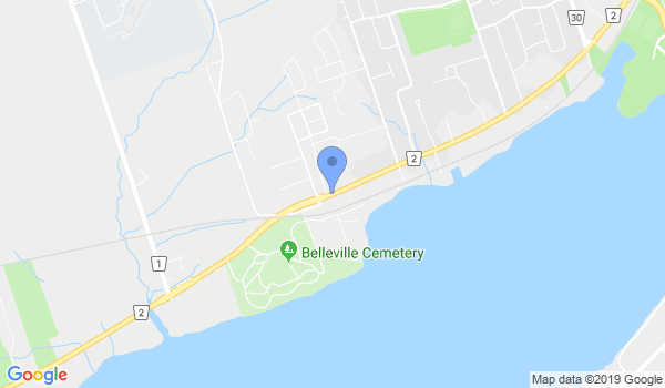 Belleville Karate School location Map