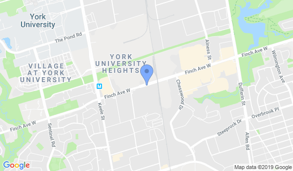 North York Wing Chun Kung Fu Academy location Map