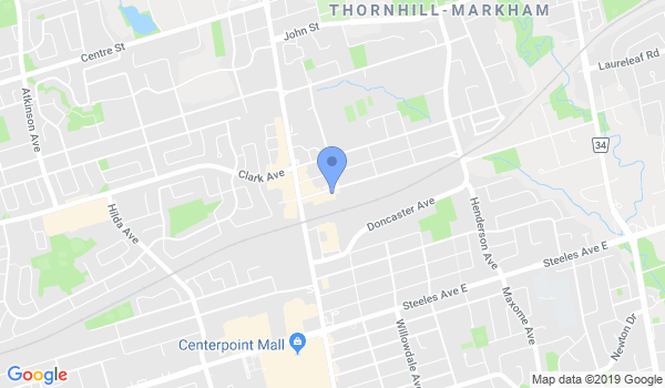 Canada's Black Belt Martial Arts Centres location Map