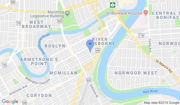 Canadian Kickboxing & Muay Thai Centre location Map