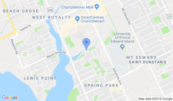 Charlottetown Martial Arts location Map