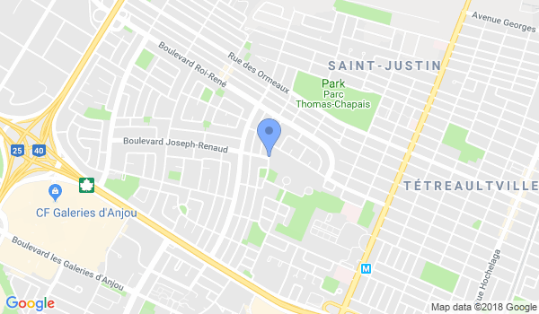 Club Judo Anjou location Map