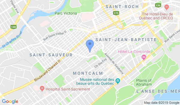 Club de Taekwondo location Map