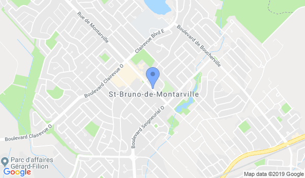 Centre De Karaté St Bruno location Map