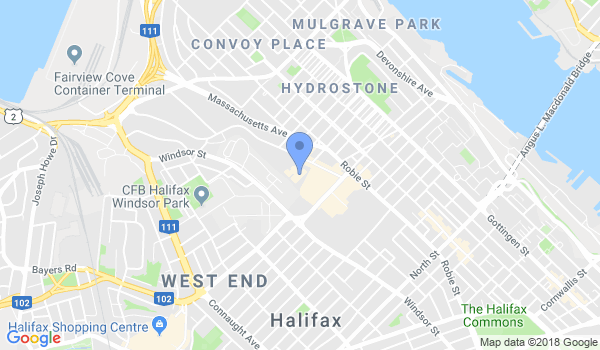 East Coast Combat Hapkido Academy location Map