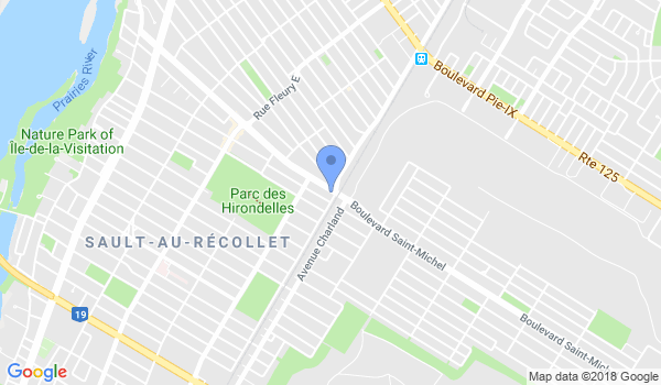 Ecole Angelo DiBella Karaté & Kickboxing location Map