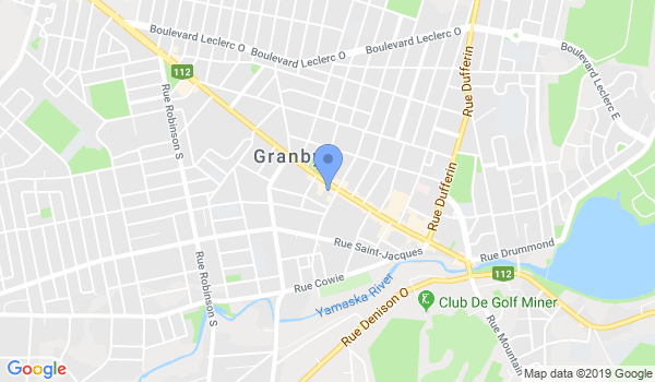 Arts Martiaux Patenaude Granby location Map
