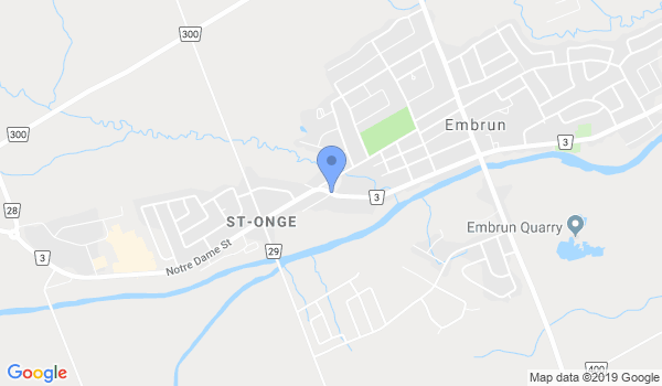 Embrun Family Karate Club KSDI location Map