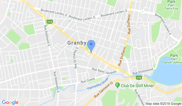 Arts Martiaux Patenaude Granby location Map