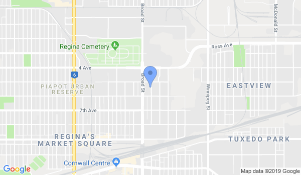 Regina Martial Arts Center location Map