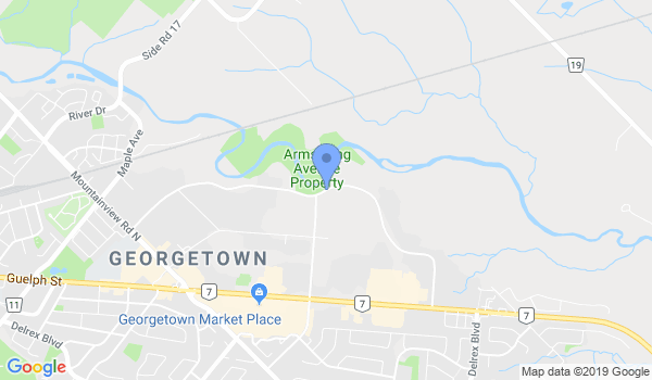 Georgetown Taekwondo Martial Arts location Map