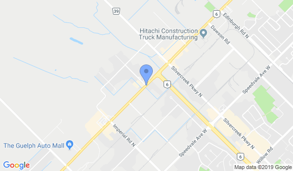 Guelph Family Martial Arts location Map