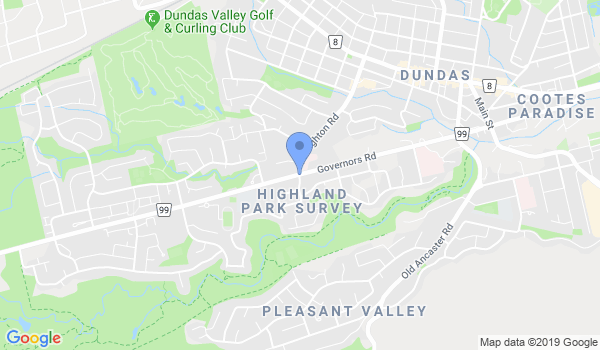 Highland Karate & Supplies location Map