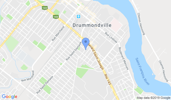 Institut Québec Wushu location Map