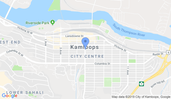 Kamloops Shotokan Karate location Map