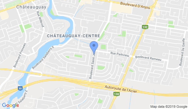 Karaté Kyokushin Chateauguay location Map