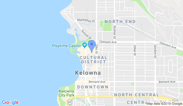 Kelowna Kendo Club location Map