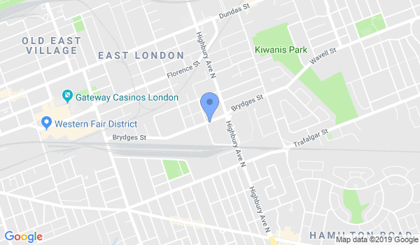 Kenjute (London Dojo) location Map