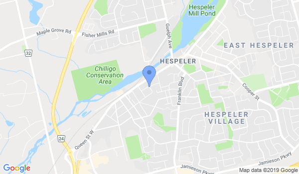 Kitchener-Waterloo Ki Aikido Club location Map