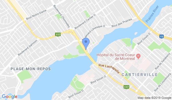 Kung Fu Canada location Map