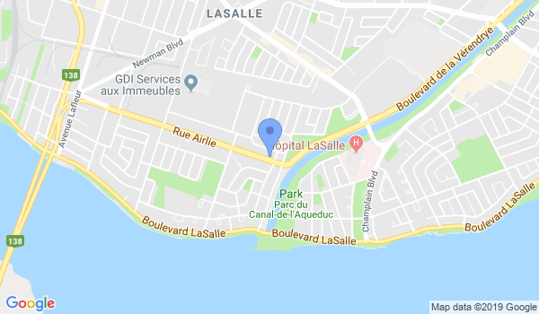 Lasalle Kyokushin Karaté Coyle Dojo location Map