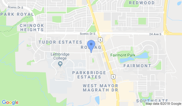 Lethbridge Judo Club location Map