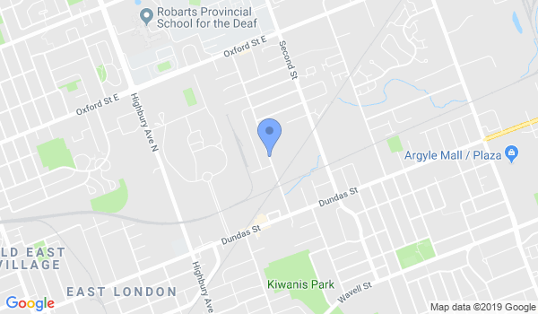 London Karate Club location Map