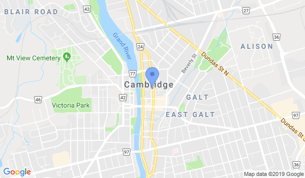 Cambridge Martial Arts Academy location Map