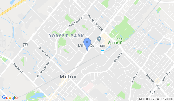 Milton JKA Karate location Map