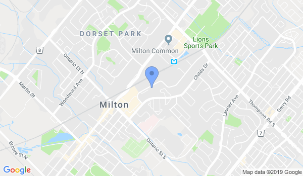 Milton Academy of Martial Arts location Map