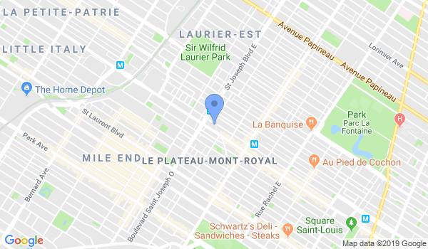 Montréal Aikikai location Map